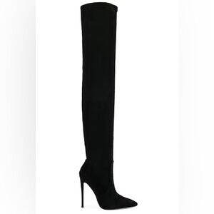 Femme LA T21 Classic Over The Knee Boots Faux Suede 38